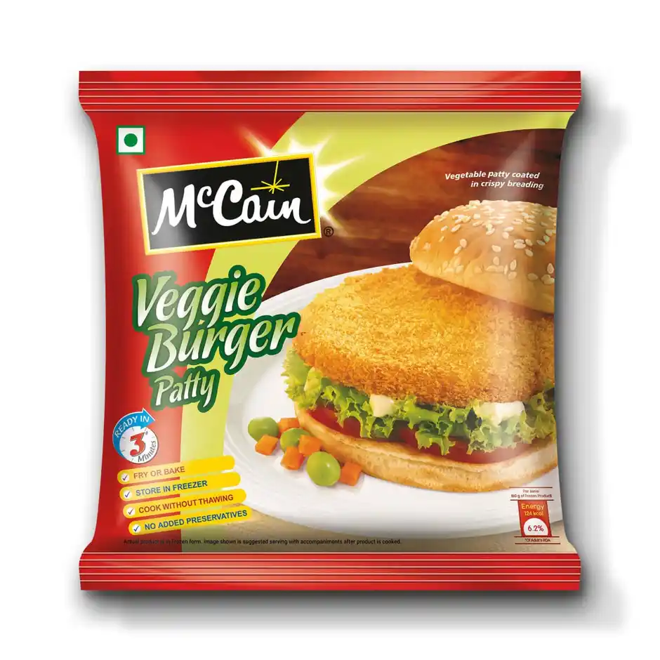 McCain Veggie Burger Patty | Ready To Cook
