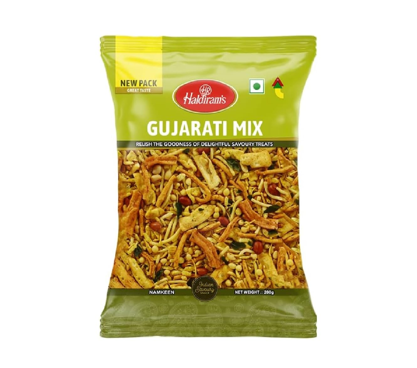 Haldiram's Delhi Gujarati Mix | Gujarati Namkeen | Spicy & Sweet in Flavour 200g